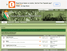 Tablet Screenshot of forum.legionisci.com